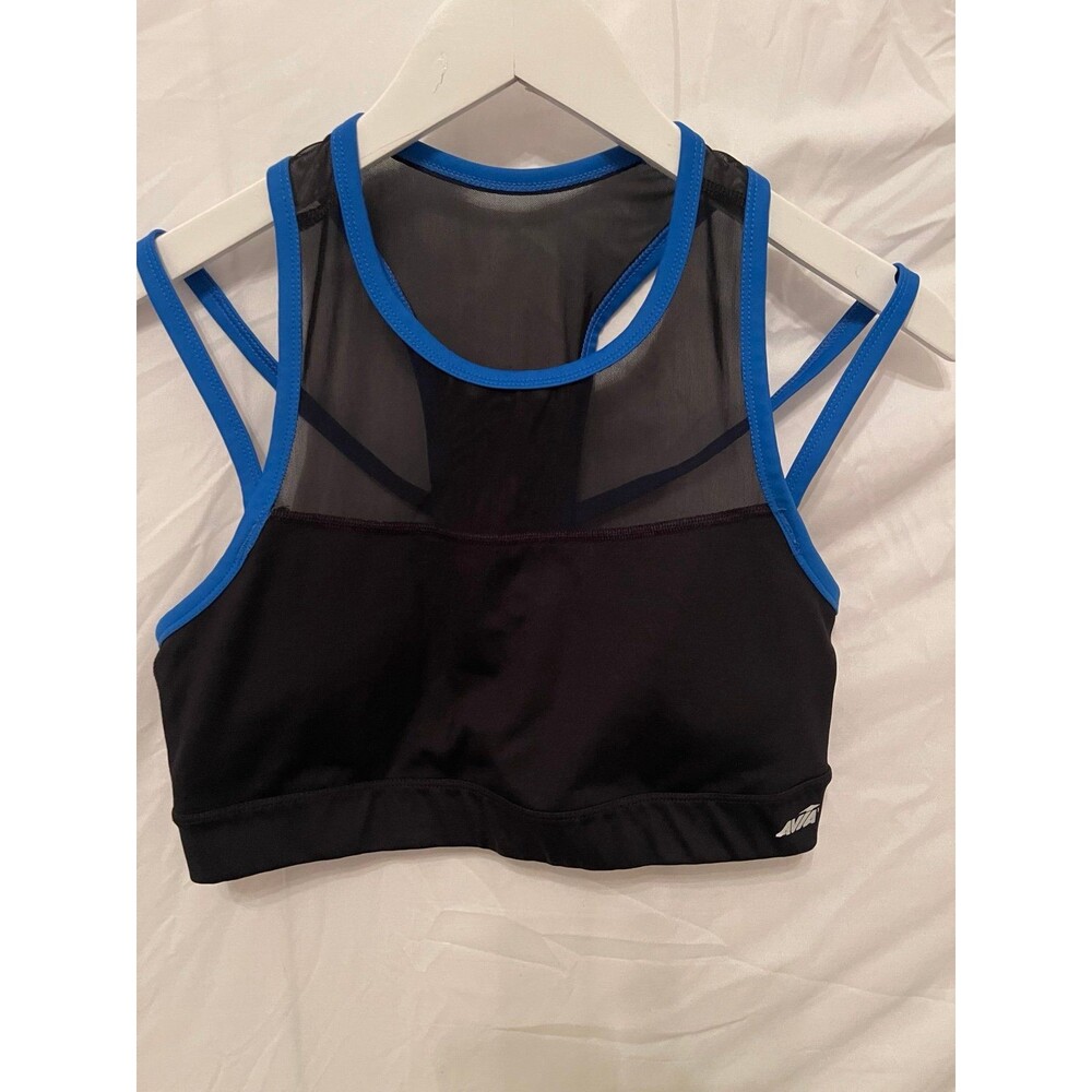 Black and Blue Spirts Bra - Size L (12/14)